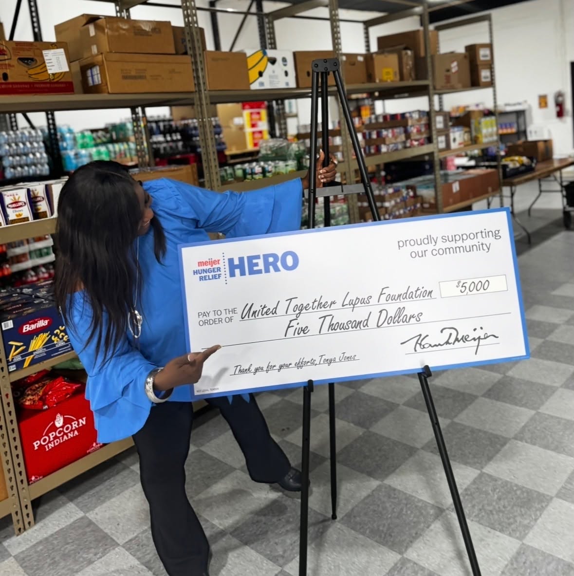 Meijer event supporting United Together Lupus Foundation