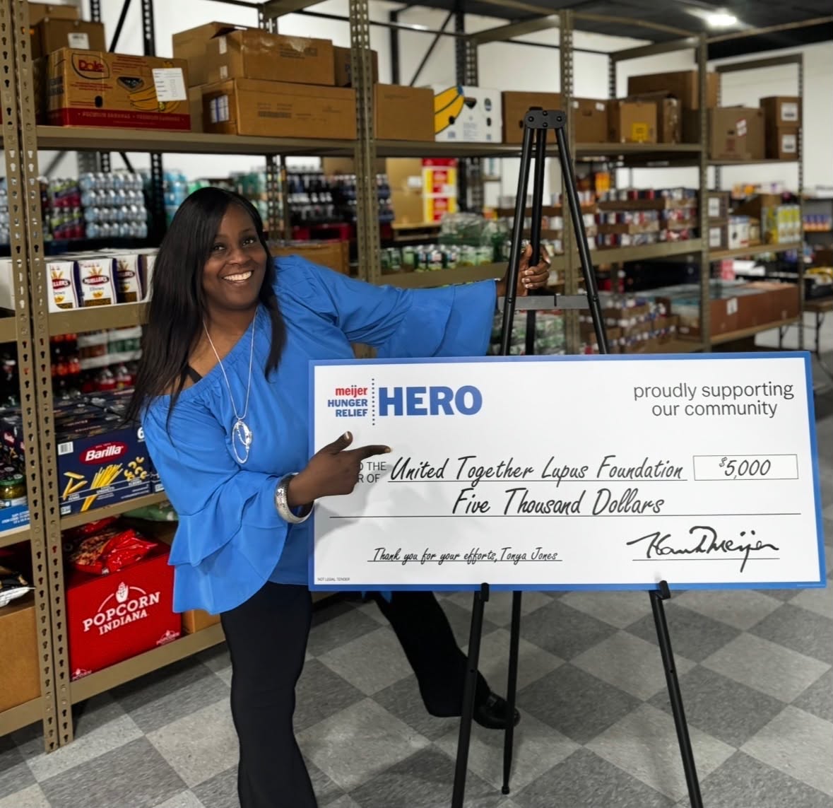 Celebrating Meijer's support of United Together Lupus Foundation